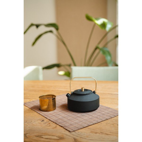 Juodos spalvos iš ketaus su koštuvu arbatinukas 1 l Shangdong – Bredemeijer-image-2