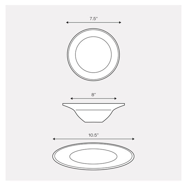 Porceliano rinkinys "Indigo Poppy", 12 vnt.-image-1