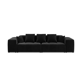 Juodo aksomo sofa 320 cm Rome Velvet - Cosmopolitan Design