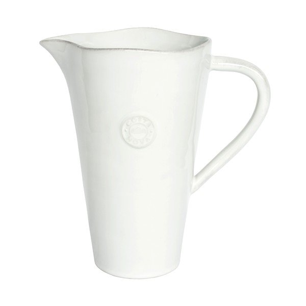 Baltos spalvos keramikos ąsotis Costa Nova, 1,5 l