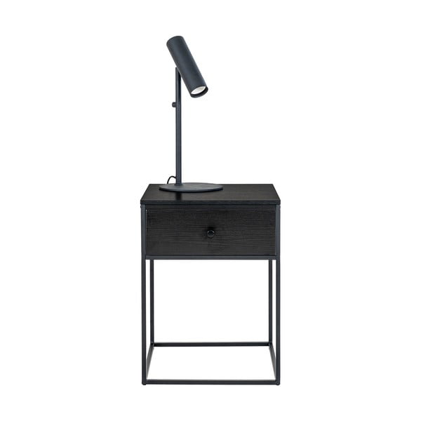 Juodos spalvos naktinis staliukas Vita – House Nordic-image-4