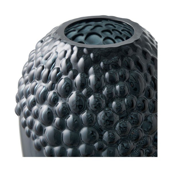 Tamsiai pilkos spalvos iš stiklo  vaza (aukštis 25 cm) – House Nordic-image-2