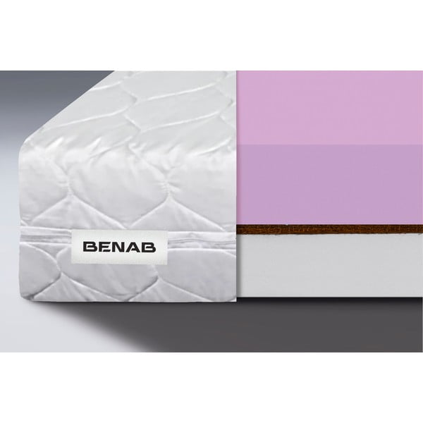 Kietas/vidutinio kietumo putų apverčiamas vaikiškas čiužinys 60x120 cm Coco Dreamer – BENAB-image-1