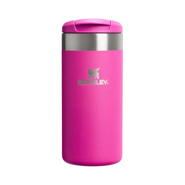 Rožinės spalvos iš nerūdijančio plieno termo puodelis 350 ml AeroLight™ Transit Mug Violet Blossom – Stanley