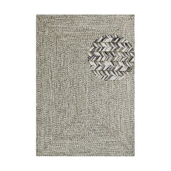 Pilkas/smėlio spalvos lauko kilimas 170x120 cm - NORTHRUGS