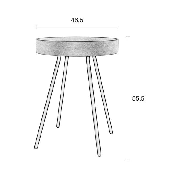 Žurnalinis staliukas Zuiver Tray-image-4