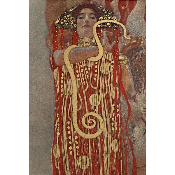 Paveikslas reprodukcija 40x60 cm Hygieia, Gustav Klimt – Fedkolor