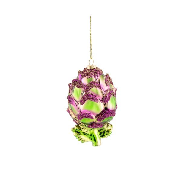 Iš stiklo eglutės papuošimas 7 cm Artichoke – Sass & Belle