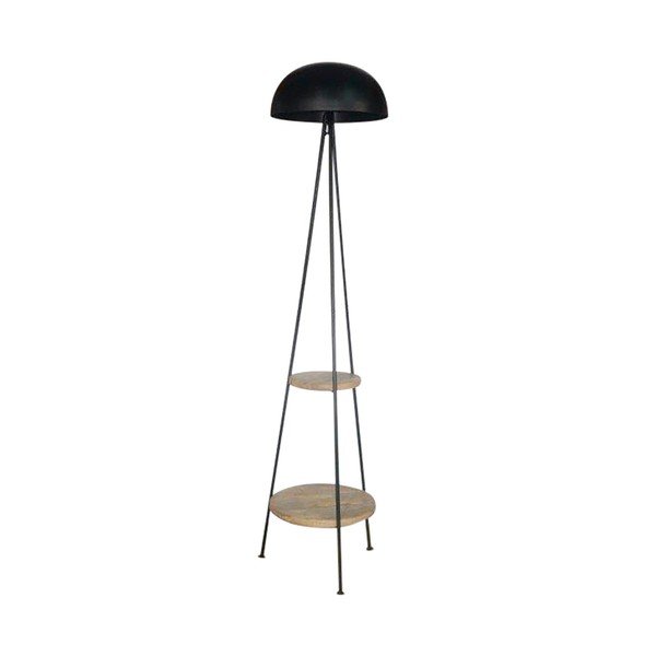 Juodas grindų šviestuvas (aukštis 150 cm) Ardecor - Sema
