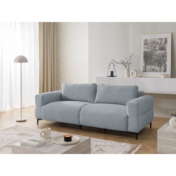 Pilkai mėlynos spalvos sofa 217 cm Helio – Ropez-image-4