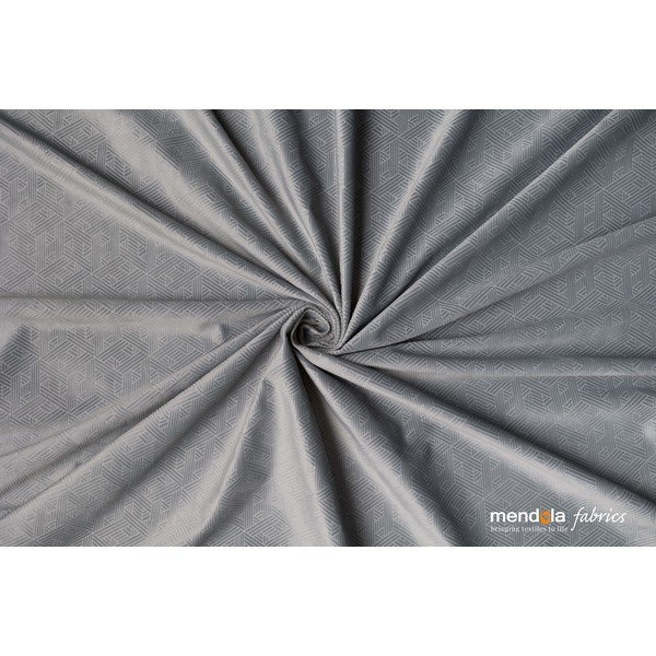 Iš velveto užuolaida pilkos spalvos 140x260 cm Roma – Mendola Fabrics-image-1