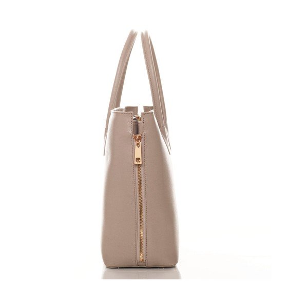 Odinė rankinė Saffiano Taupe-image-2