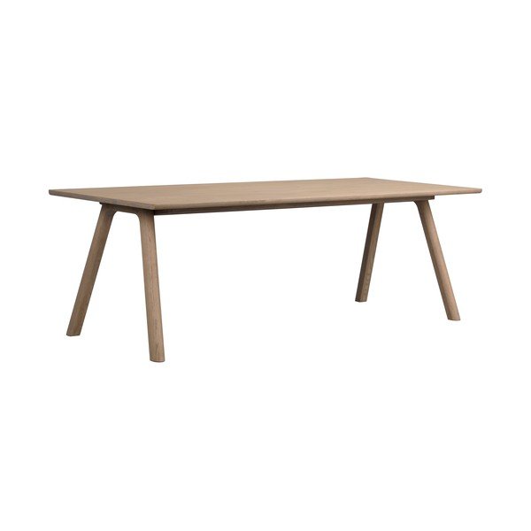 Iš ąžuolo masyvo prailginamas valgomojo stalas 95x220 cm Clapperton – Rowico