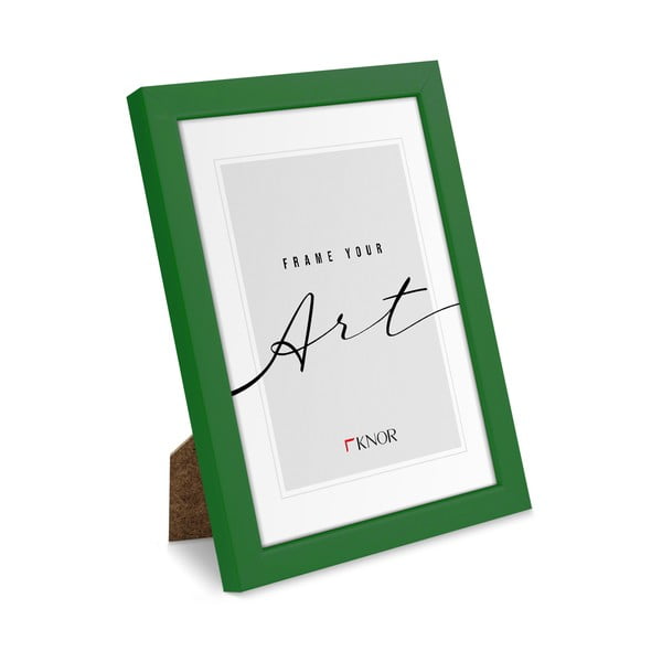Žalios spalvos pakabinamas rėmas 26x32 cm – knor