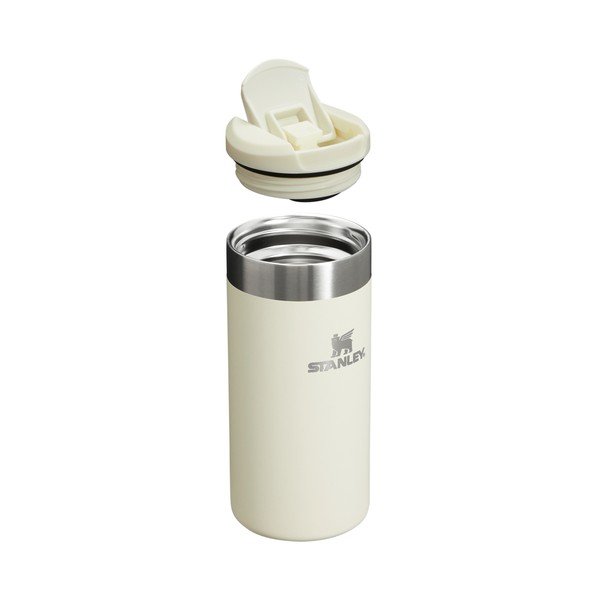 Kreminės spalvos iš nerūdijančio plieno termo puodelis 350 ml AeroLight™ Transit Cream Gloss – Stanley-image-1