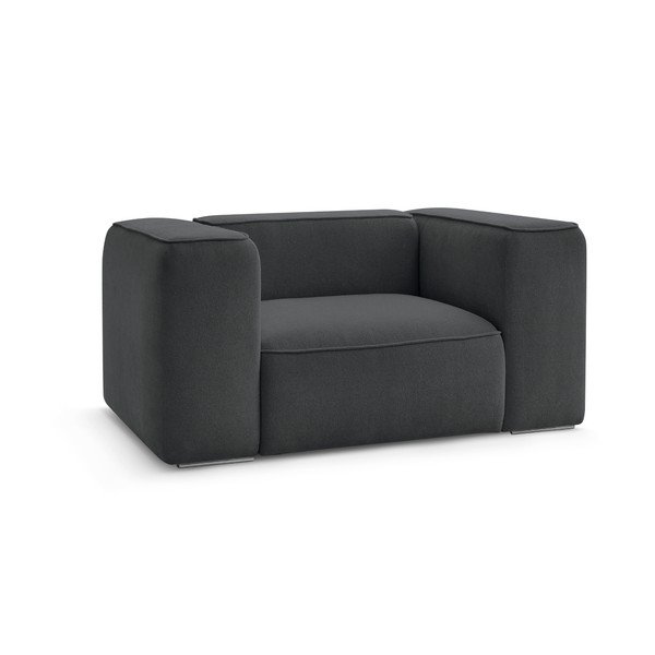 Krėslas tamsiai pilkos spalvos Zephyr – Bobochic Paris