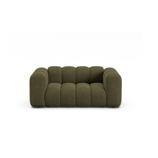 Žalios spalvos sofa iš šenilinio audinio 170 cm Lupine – Micadoni 