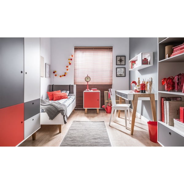 Baltos ir pilkos spalvų darbo stalas Vox Concept-image-4