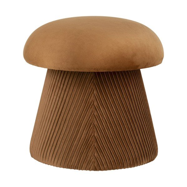 Ochros spalvos pufas iš velveto Hampton – House Nordic-image-2