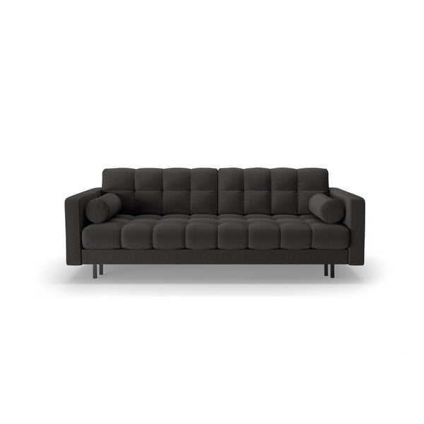 Tamsiai pilkos spalvos sulankstoma/su sandėliavimo vieta sofa 222 cm Bali – Cosmopolitan Design