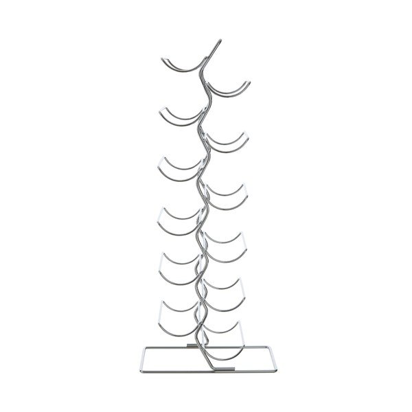 Iš metalo vyno lentyna sidabrinės spalvos butelių skaičius 12 Jaxen – Premier Housewares-image-1