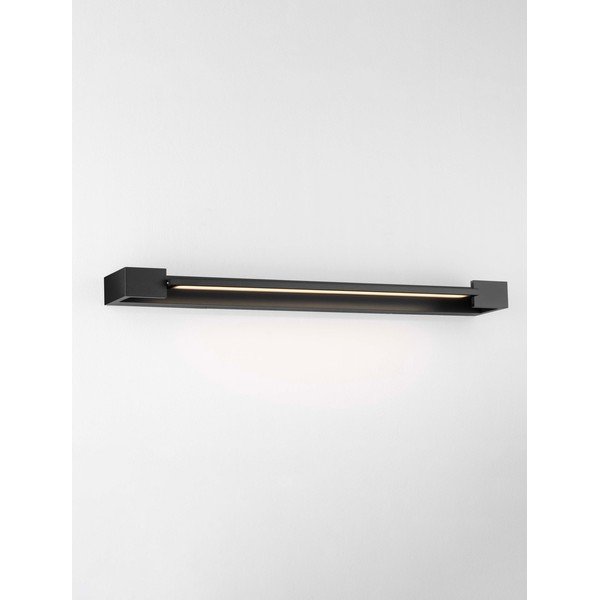 Matinės juodos spalvos iš aliuminio sieninė lempa LED Arga – Nova Luce-image-4