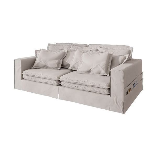 Kreminės spalvos sofa 236 cm Nora – Ropez-image-2
