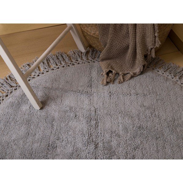 Šviesiai rudos spalvos medvilninis vonios kilimėlis Irya Home Collection Lora, skersmuo 90 cm-image-2