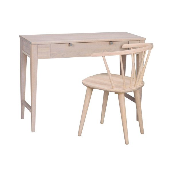 Matinio lako ąžuolinis konsolinis staliukas Rowico Fulla-image-4