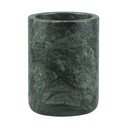 Iš marmuro dantų šepetėlio indas tamsiai žalios spalvos Marble – Mette Ditmer Denmark