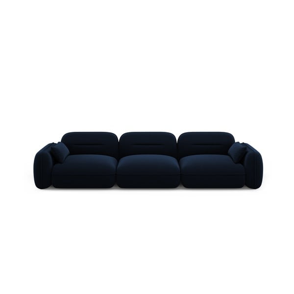 Iš velveto sofa tamsiai mėlynos spalvos 320 cm Audrey – Interieurs 86