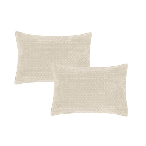 Dekoratyviniai pagalvių užvalkalai 2 vnt. 50x75 cm Attica Velvet Embroidered – Bianca