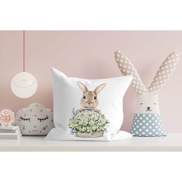 Dekoratyvinis pagalvės užvalkalas su Velykų motyvu 43x43 cm – Mila Home-image-2