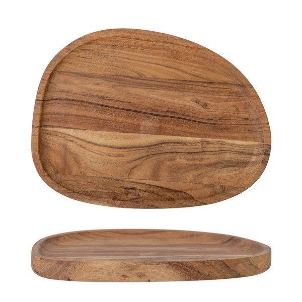 Iš medienos dekoratyvinis padėklas 22.5x30 cm Maxel – Bloomingville-image-2