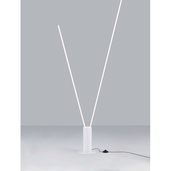 Matinės baltos spalvos iš metalo pastatomas šviestuvas LED su sulankstoma konstrukcija (aukštis 181 cm) Kimolia – Nova Luce-image-3