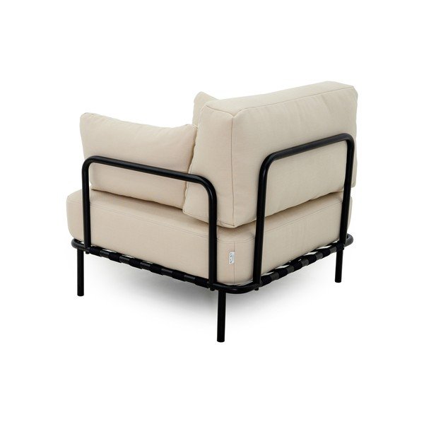 Paminkštinto audinio sodo krėslas smėlio spalvos Salve – Sit Sit-image-4