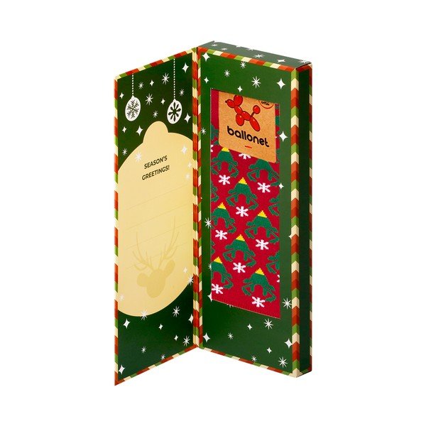 Ballonet kojinės Season´s Greetings Kojinės su karibu, 36-40 dydis-image-3