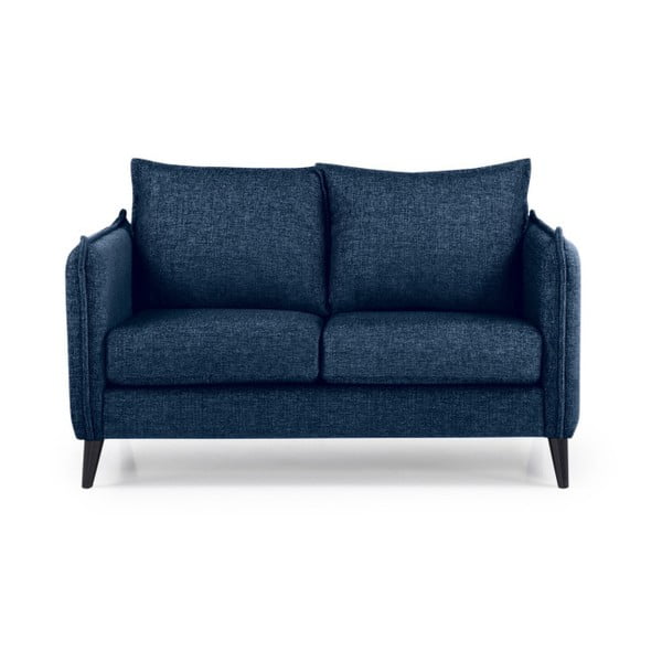 Tamsiai mėlyna sofa Scandic Leo, 145 cm