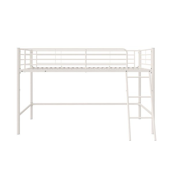 Paaukštinta vaikiška lova baltos spalvos 90x200 cm Jodie – Støraa-image-4