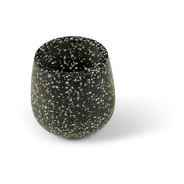 Tamsiai pilkas vazonas Bonami Selection Terrazzo, ø 15 cm-image-1