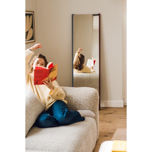 Pastatomas veidrodis su medžio masyvo rėmu 49x166 cm Lun – noo.ma-image-4