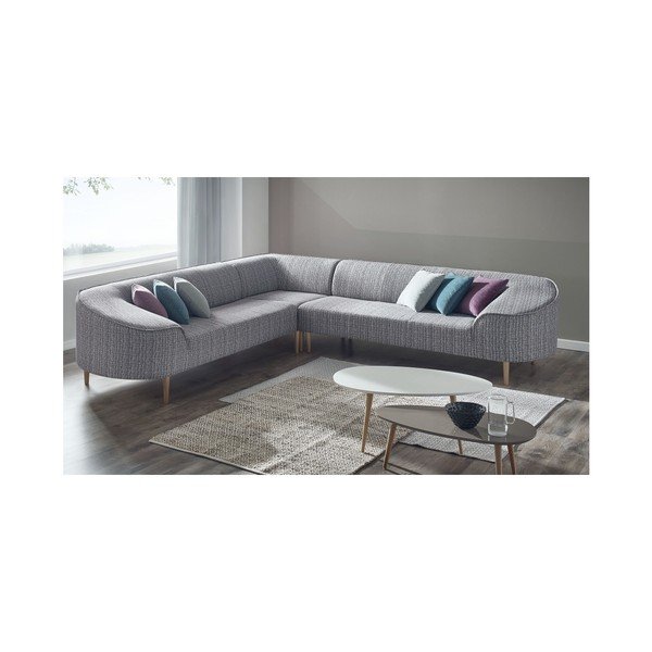 Mėlyna kampinė sofa Bobochic Paris Barca-image-2