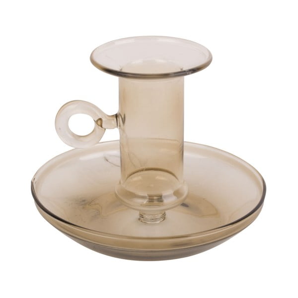 Šviesiai ruda stiklo žvakidė PT LIVING Elle-image-2