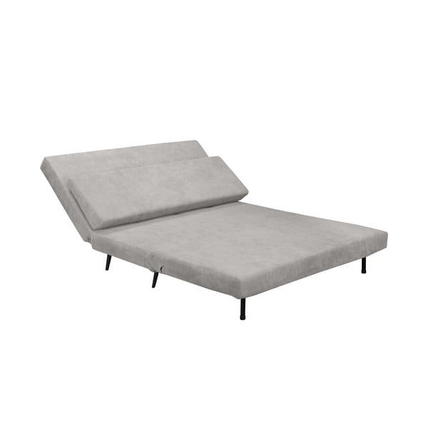 Sulankstoma sofa šviesiai pilkos spalvos 87 cm Mallory – Støraa-image-4