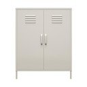 Šviesiai pilkos spalvos iš metalo spintelė 79x100x39 cm Bradford – Støraa