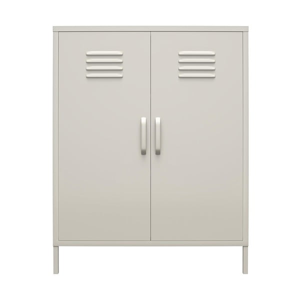 Iš metalo spintelė šviesiai pilkos spalvos 79x100 cm Bradford – Støraa