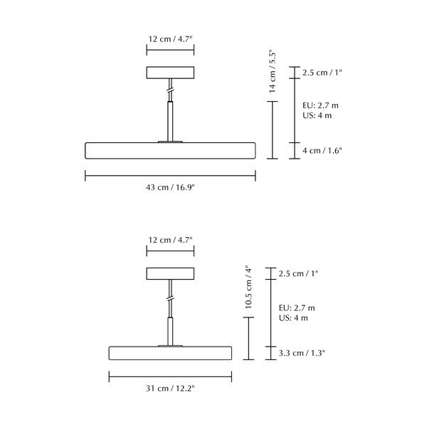 Kabantis šviestuvas šviesiai žalios spalvos LED su metaliniu gaubtu ø 43 cm Asteria – UMAGE-image-4