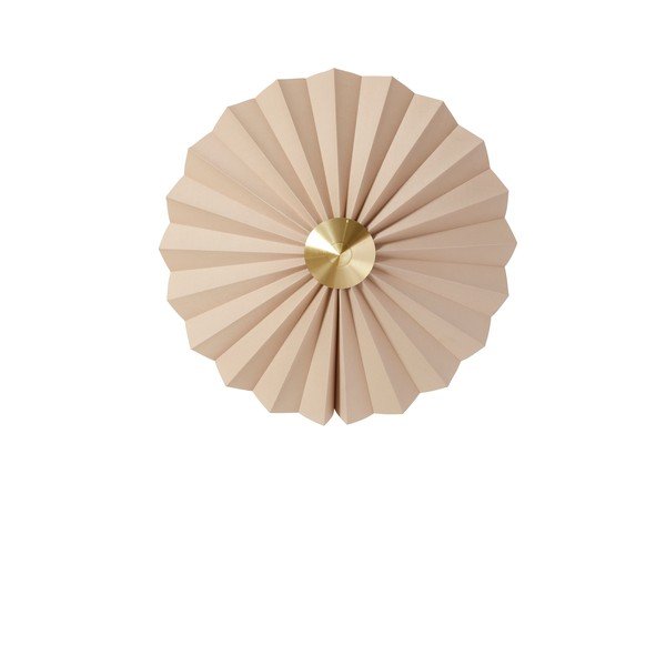 Smėlio spalvos sieninė lempa su kištuku ø 48 cm Pliss – Hübsch