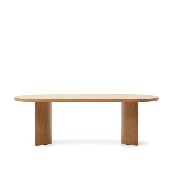 Valgomojo stalas iš ąžuolo 100x240 cm Nealy – Kave Home-image-4