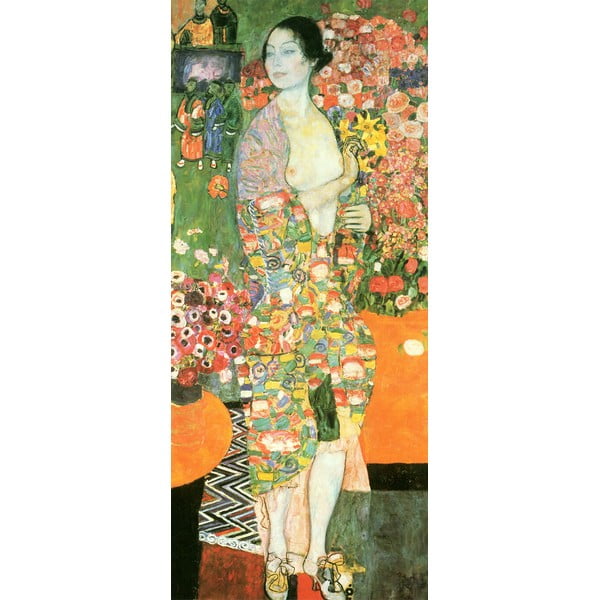 Gustav Klimt reprodukcija The Dancer, 70 x 30 cm